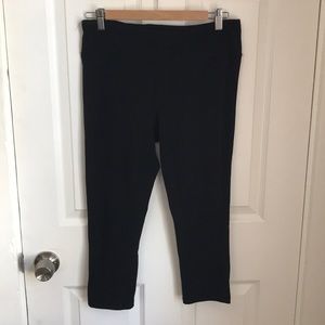 Gap body cropped leggings black med activewear
